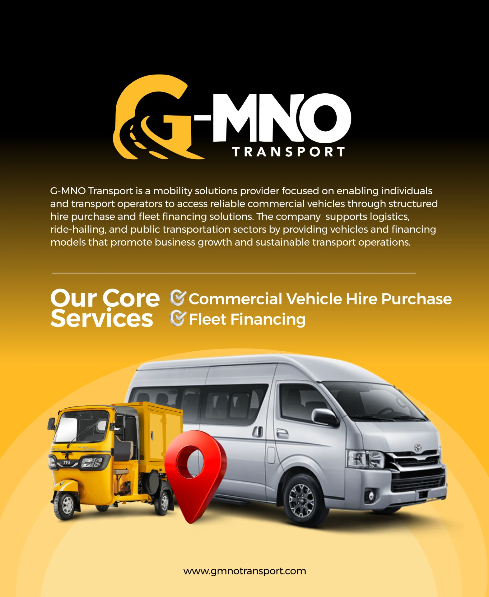 GMNO Transport commercial vehicle services campaign